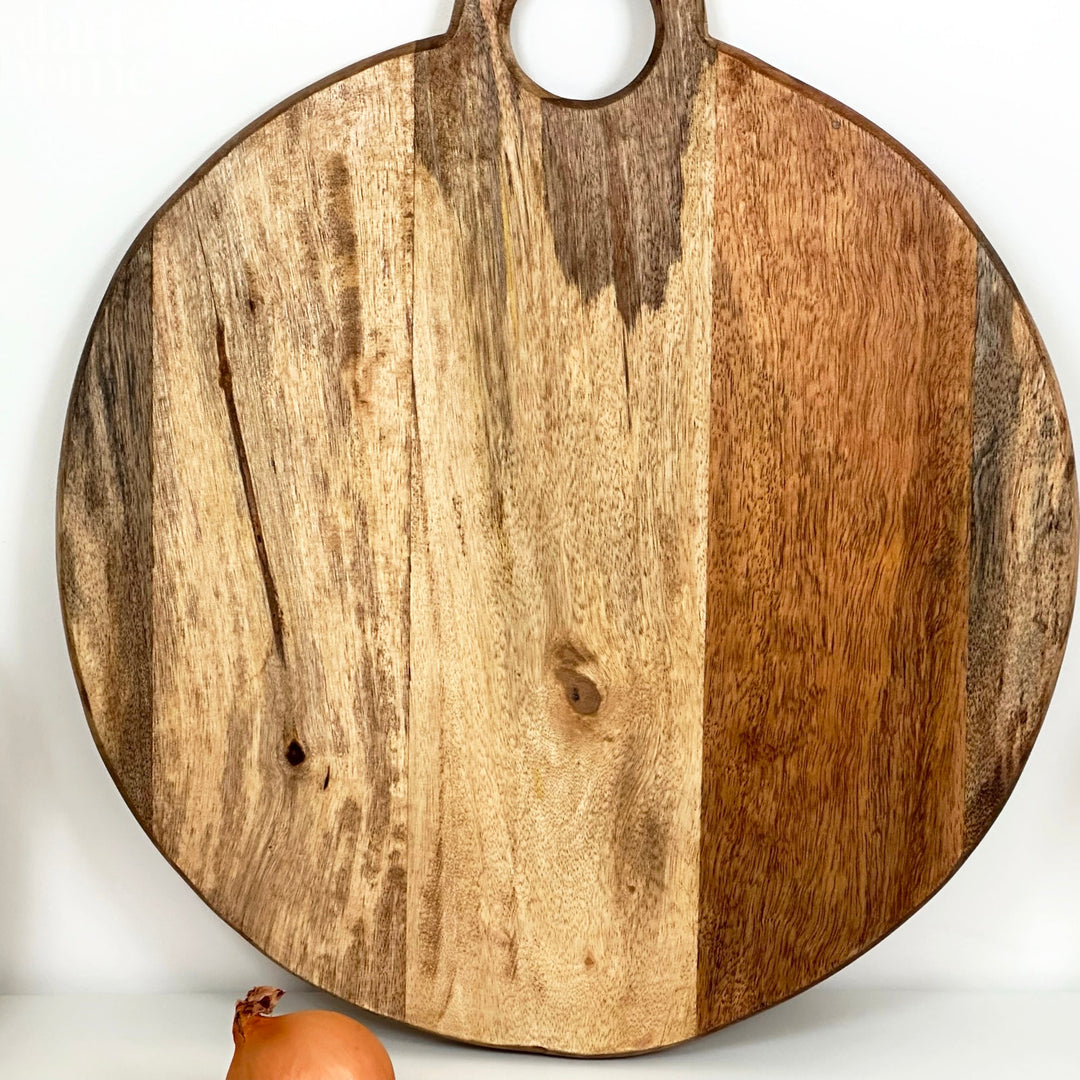 Mango Wood Ring Handle Chopping Boards
