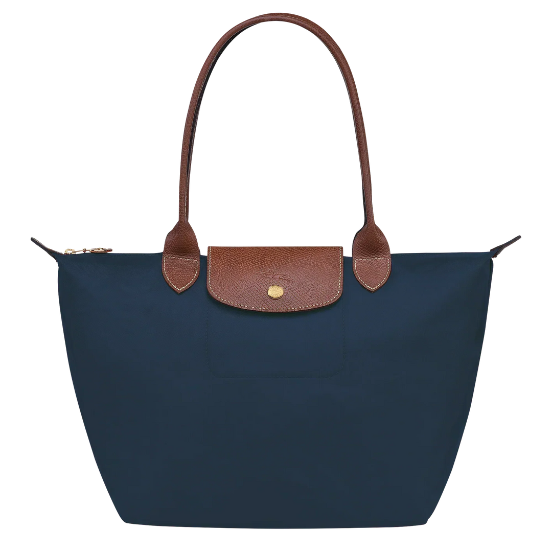 Women's Navy Blue Medium Nylon Tote Bag
