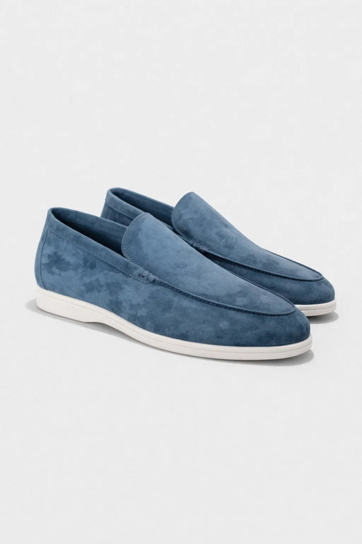 Men's Lightweight Vegan Suede Slip-On Loafers Casual Comfort Shoes