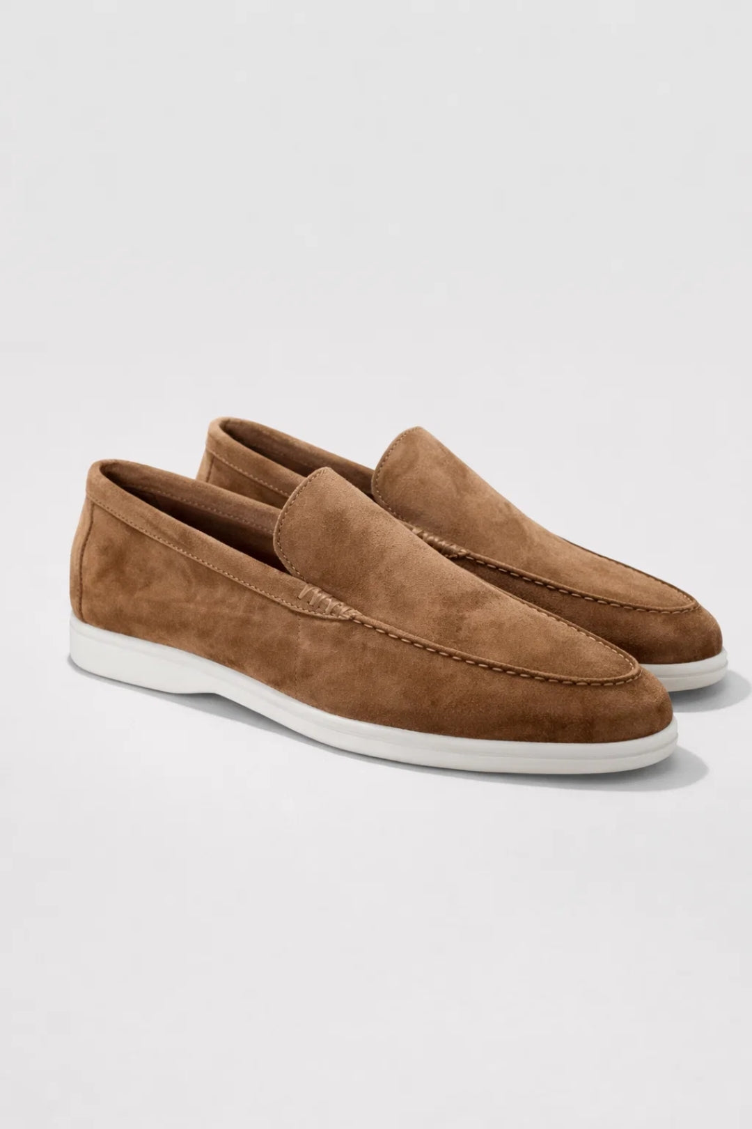 Men's Lightweight Vegan Suede Slip-On Loafers Casual Comfort Shoes