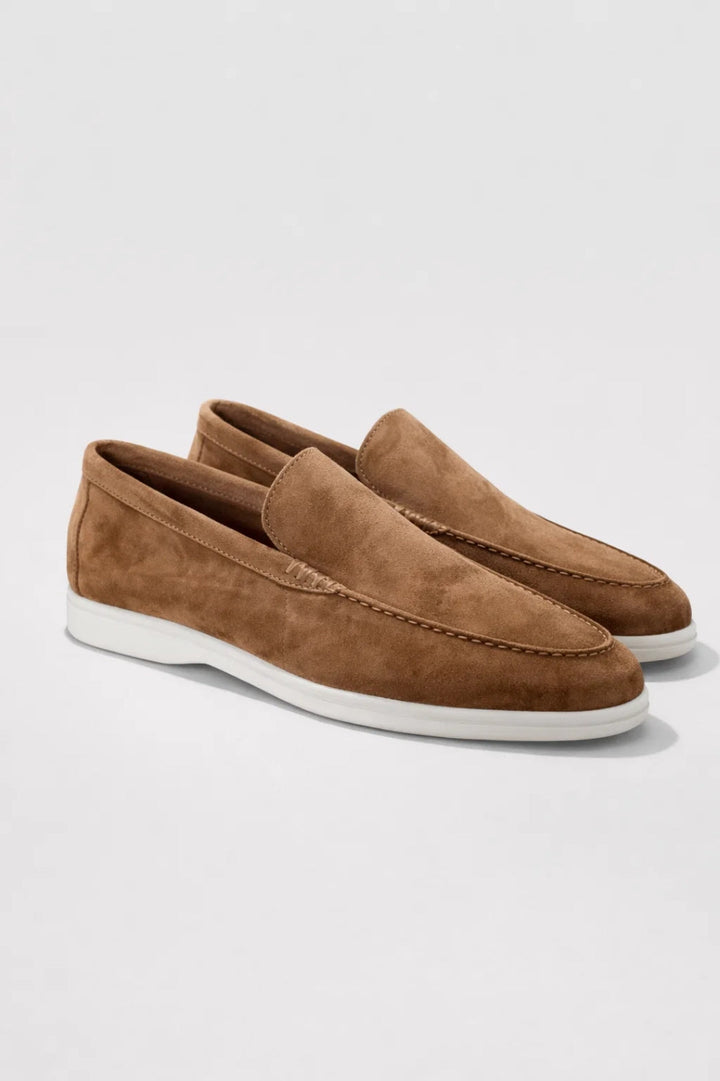 Men's Lightweight Vegan Suede Slip-On Loafers Casual Comfort Shoes