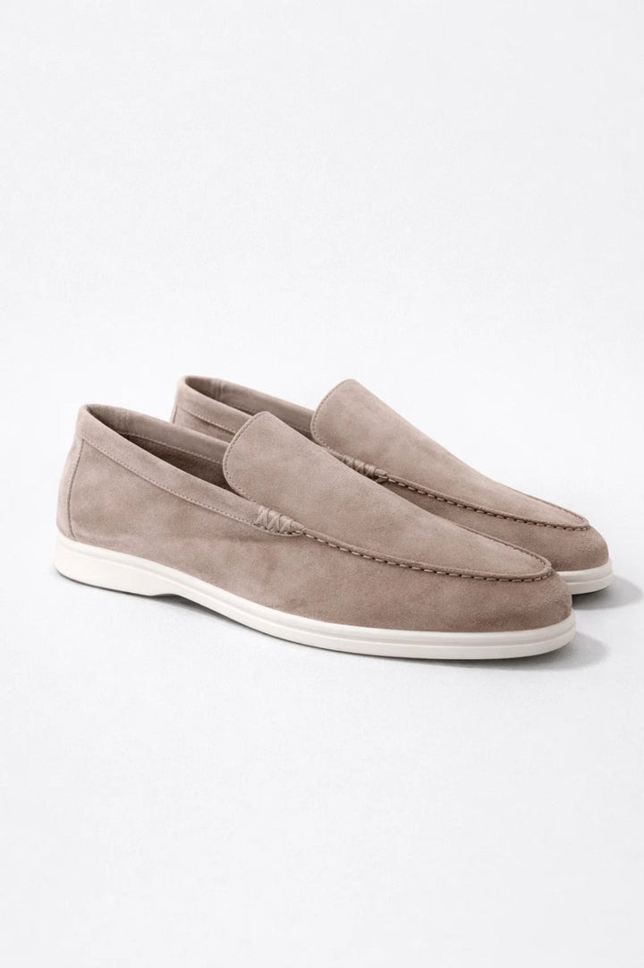 Men's Lightweight Vegan Suede Slip-On Loafers Casual Comfort Shoes