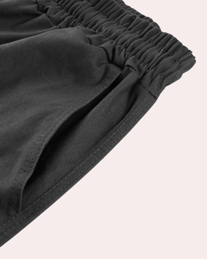 Black Men's Cargo Pants — Lino Conti