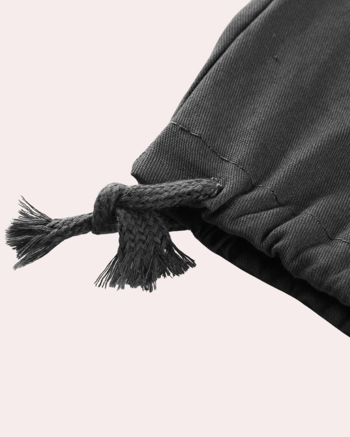 Black Men's Cargo Pants — Lino Conti
