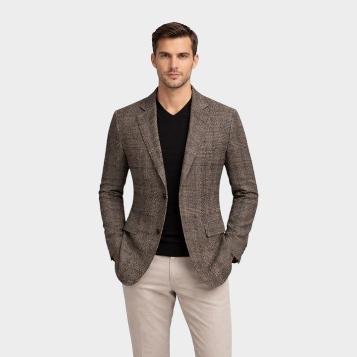 Men’s Blazer Comfort Classic Tartan Style