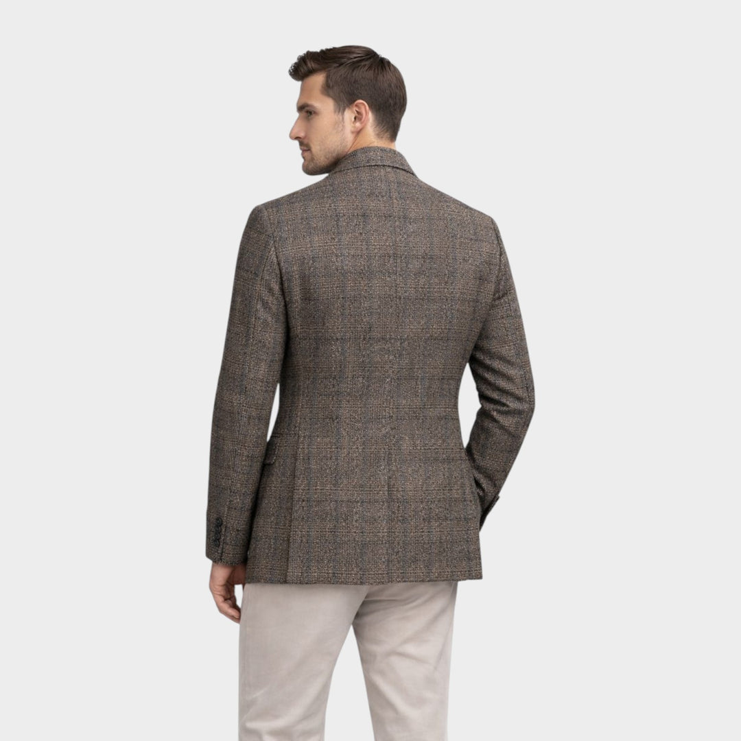 Men’s Blazer Comfort Classic Tartan Style