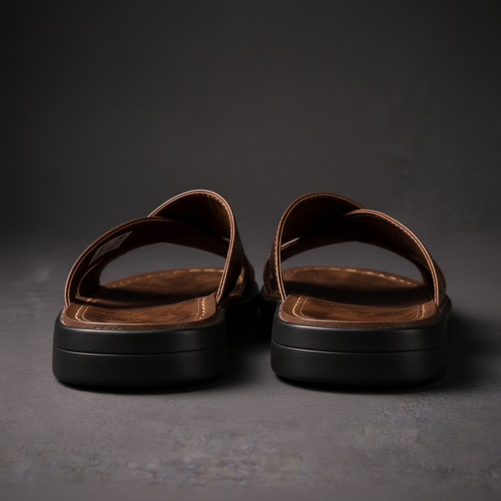 Men's Cross-Strap Sandals | Casual