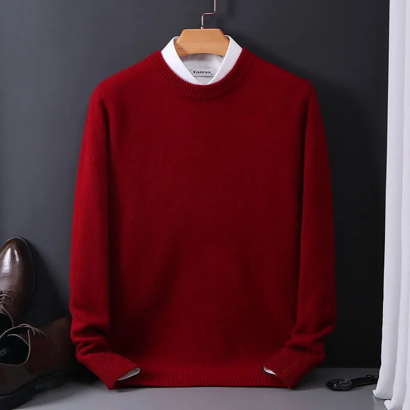 Men's Cashmere Sweater | Soft Fine Knit | Classic & Warm