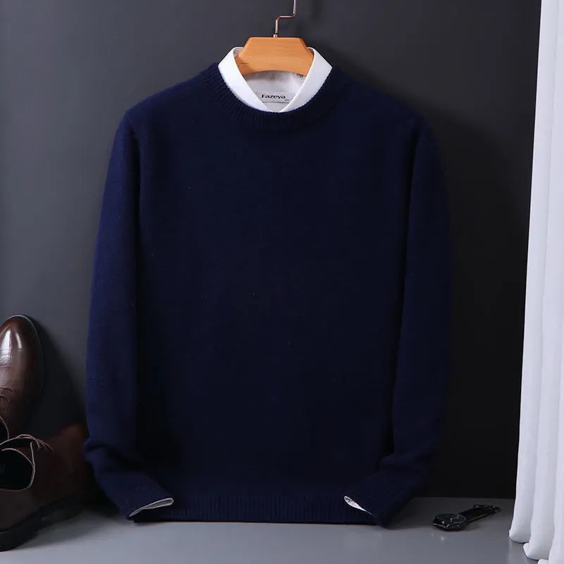 Men's Cashmere Sweater | Soft Fine Knit | Classic & Warm