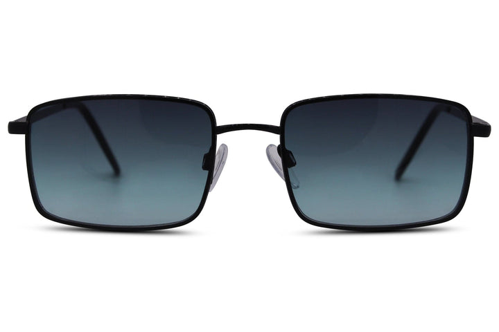 Men's Rectangle Metal Frame Sunglasses Eco-Friendly Lenses
