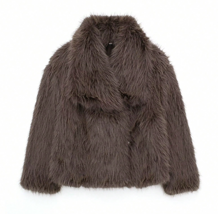 Women's winter jacket | Elegant design | Cozy faux fur look