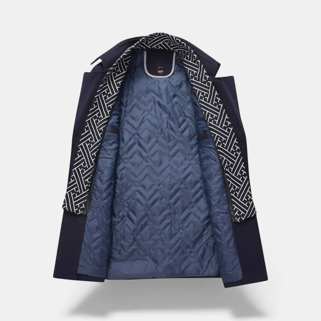 Men’s Wool Coat Warmth Classic Winter Outerwear