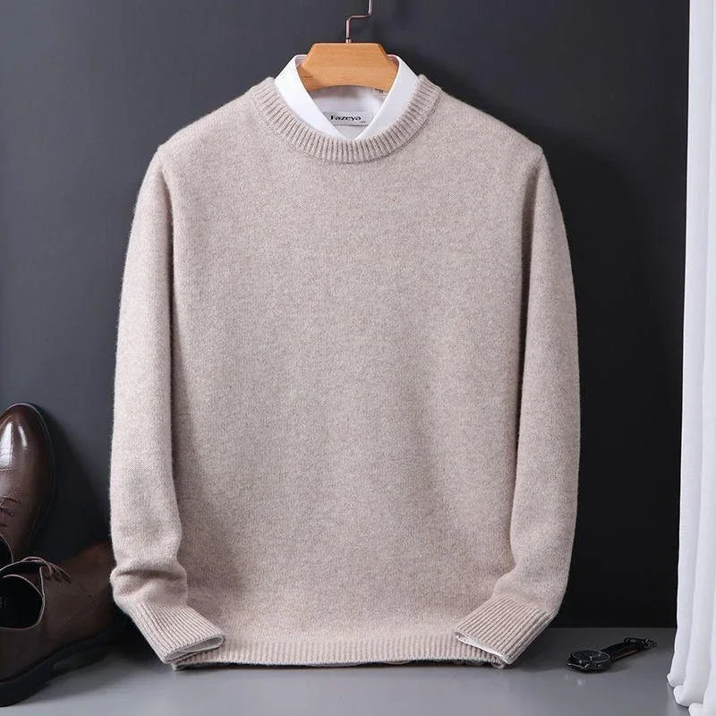 Men's Cashmere Sweater | Soft Fine Knit | Classic & Warm