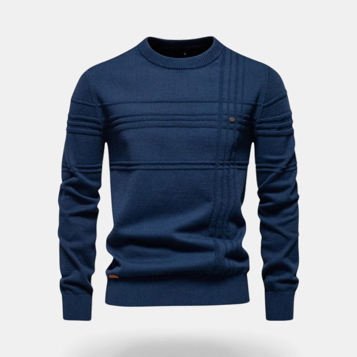 Men’s Classic Crew Neck Pullover Everyday Wear