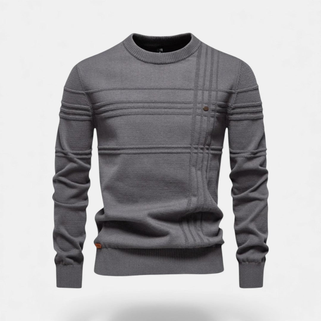 Men’s Classic Crew Neck Pullover Everyday Wear
