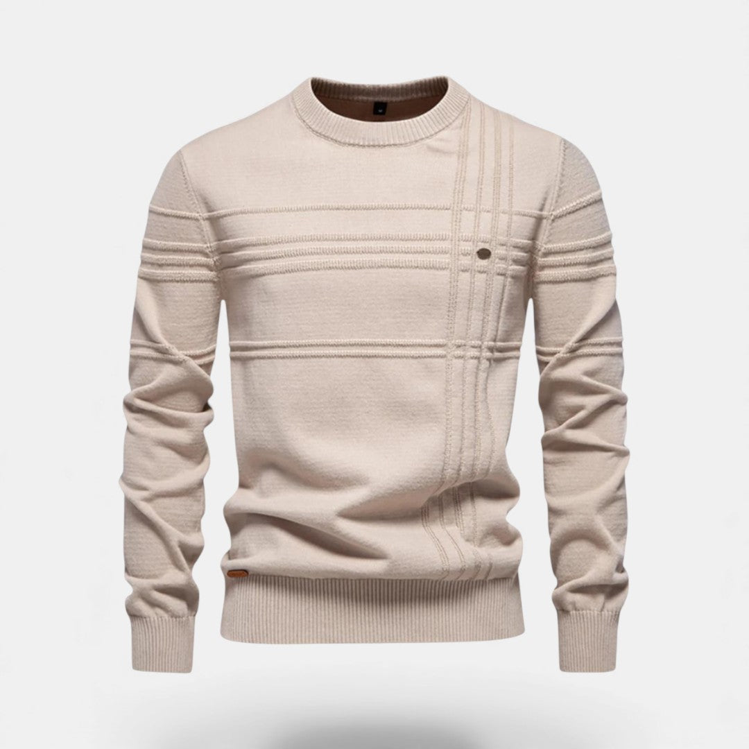 Men’s Classic Crew Neck Pullover Everyday Wear
