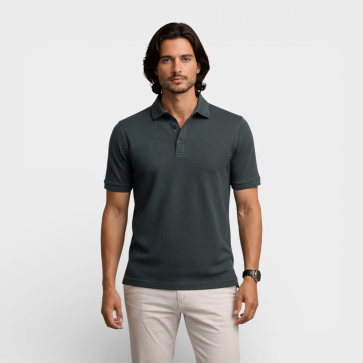 Men’s Breathable Polo Shirt  Lightweight Summer Comfort Fit