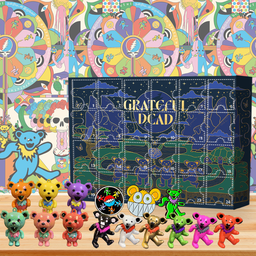 Grateful Dead Advent Calendar – 24-Day Collectible Bear Figures