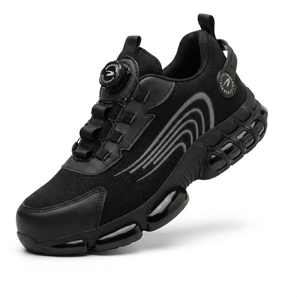Safety Sneakers with Steel Toe and Dial Closure