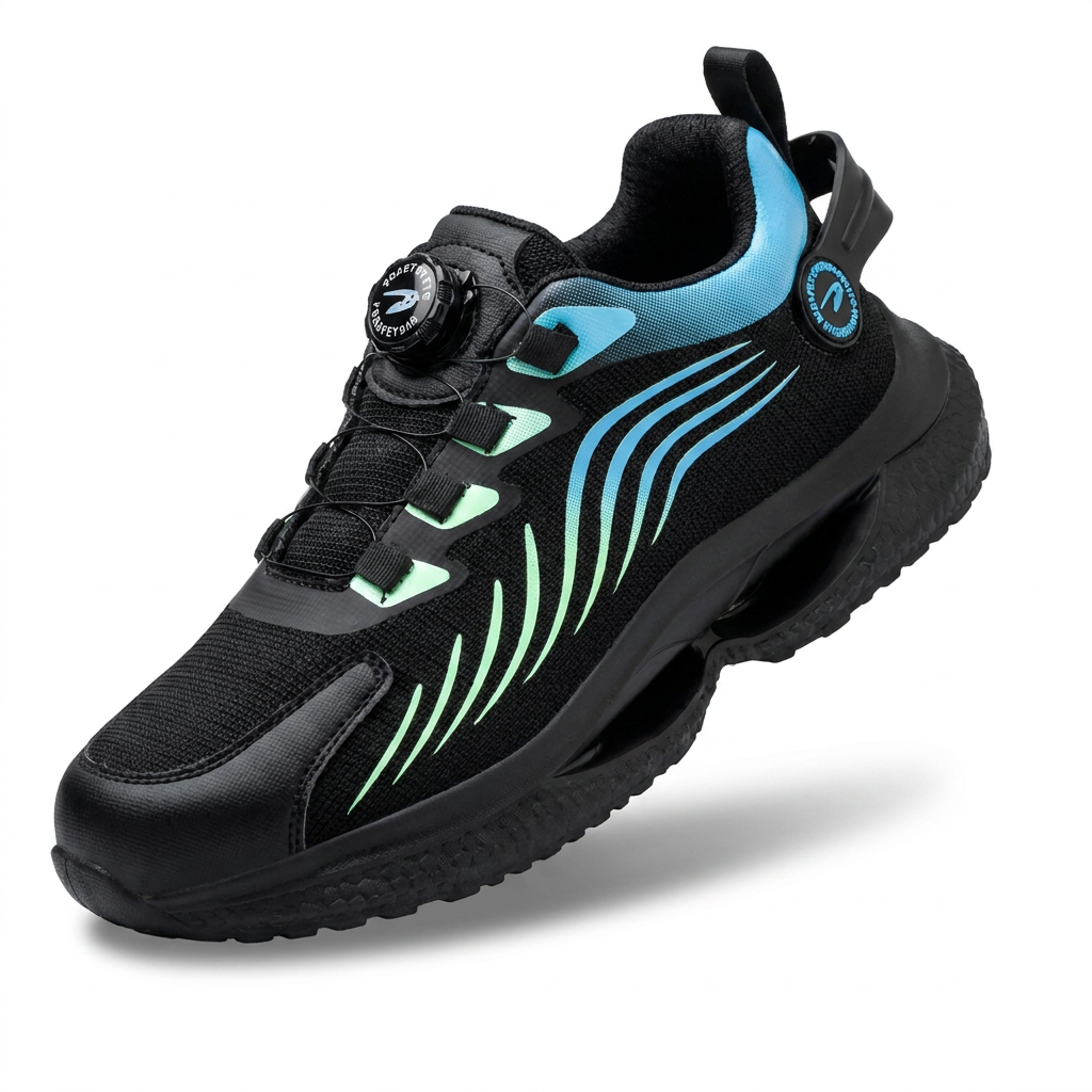 Safety Sneakers with Steel Toe and Dial Closure