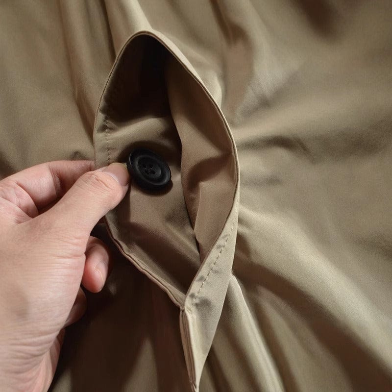 Men’s Timeless Trench Jacket Classic Outerwear