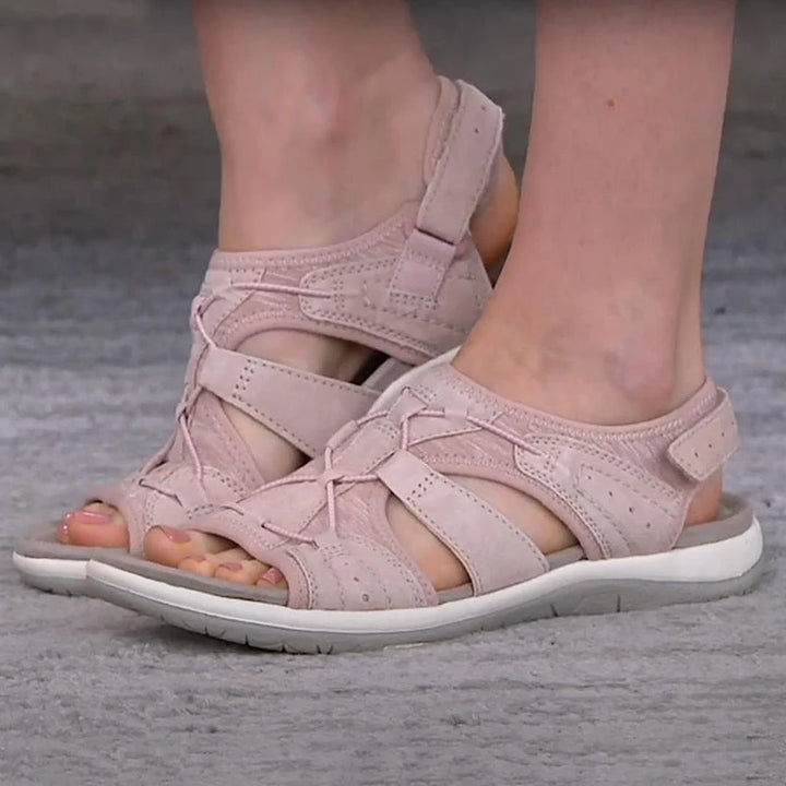 Adjustable Women's Sandals with Supportive Footbed
