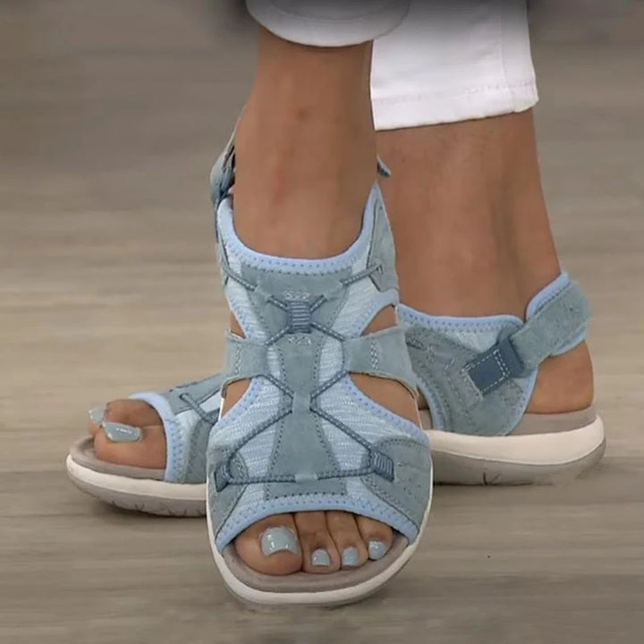 Adjustable Women's Sandals with Supportive Footbed
