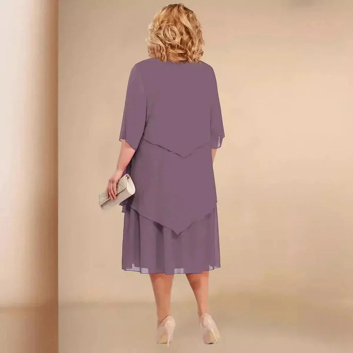 Women's Formal Cocktail Midi Dress