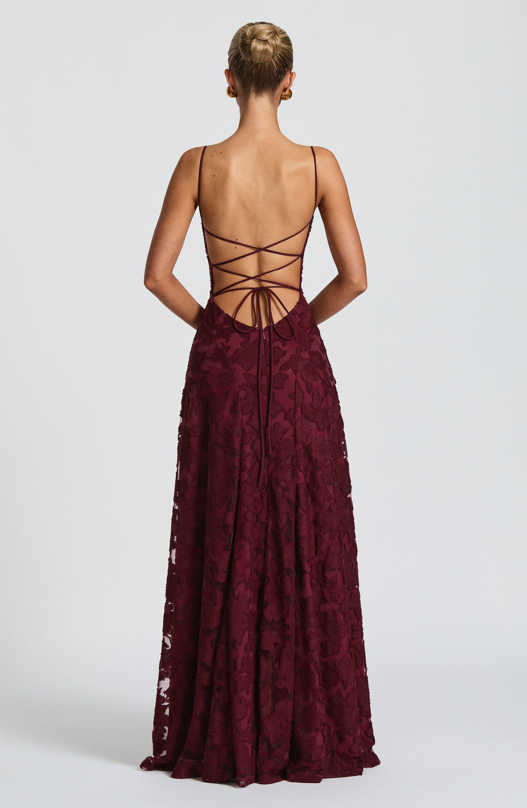 Elegant Evening Maxi Dress with Spaghetti Straps
