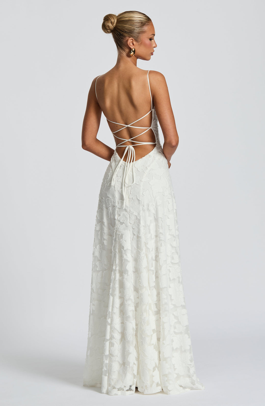 Elegant Evening Maxi Dress with Spaghetti Straps