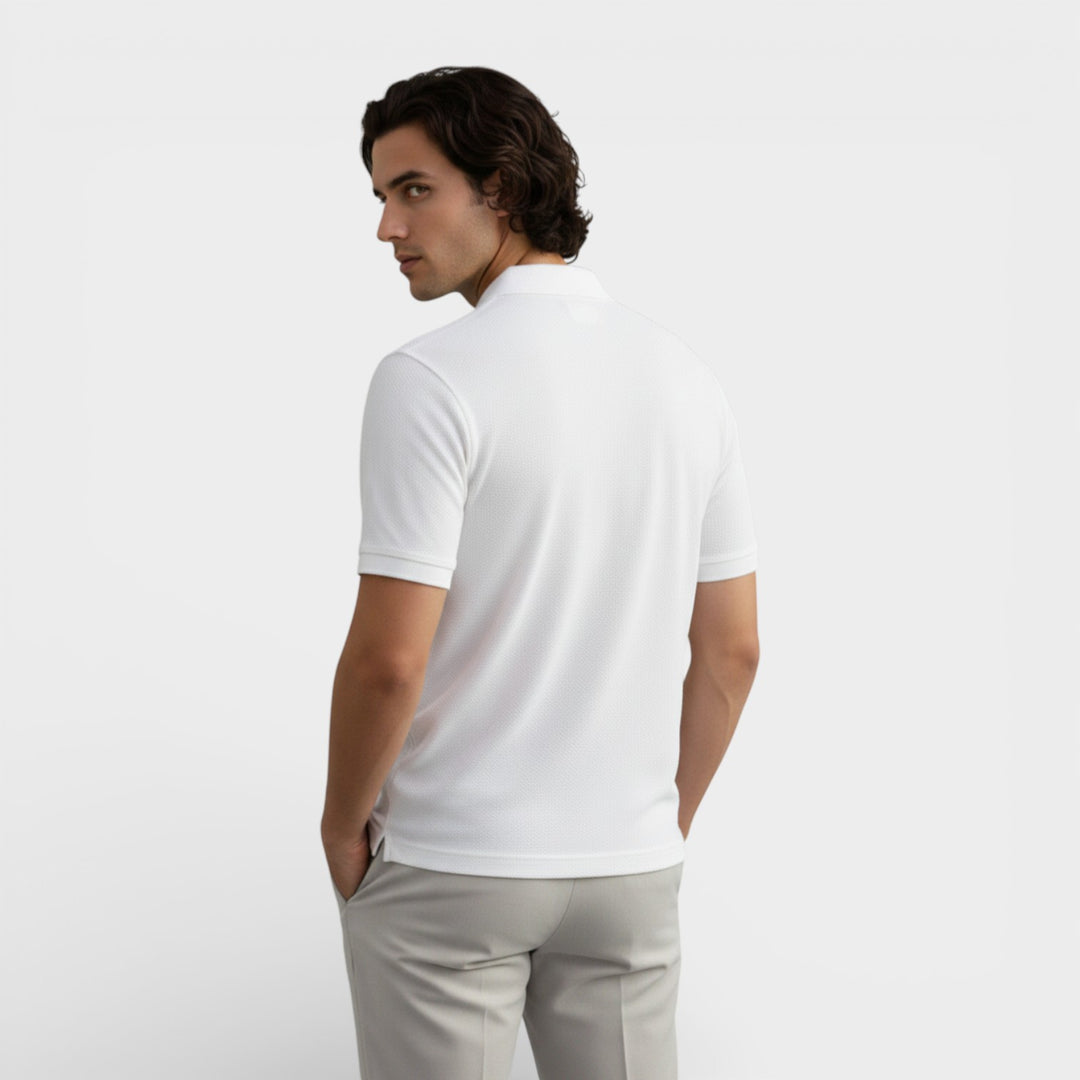 Men’s Breathable Polo Shirt  Lightweight Summer Comfort Fit