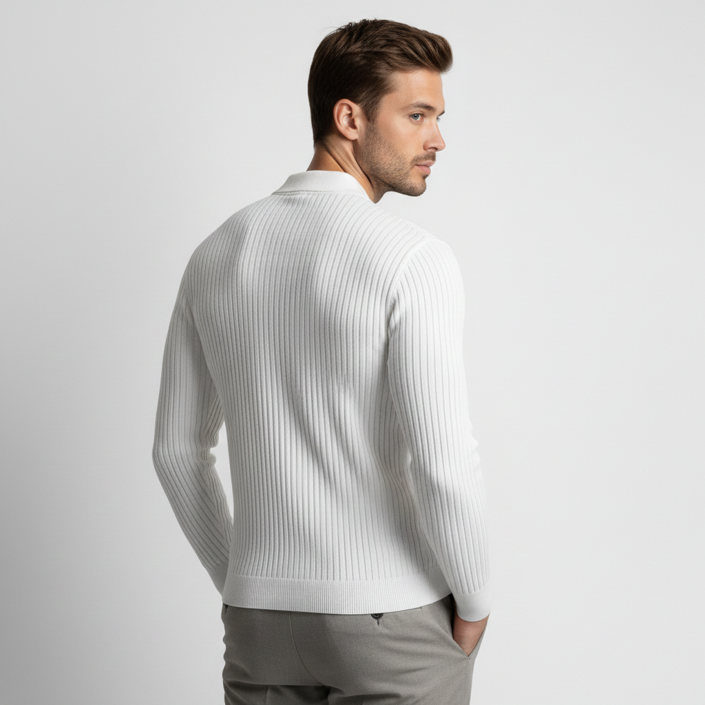 Men’s Open Collar Shirt Relaxed Fit Elegant Style