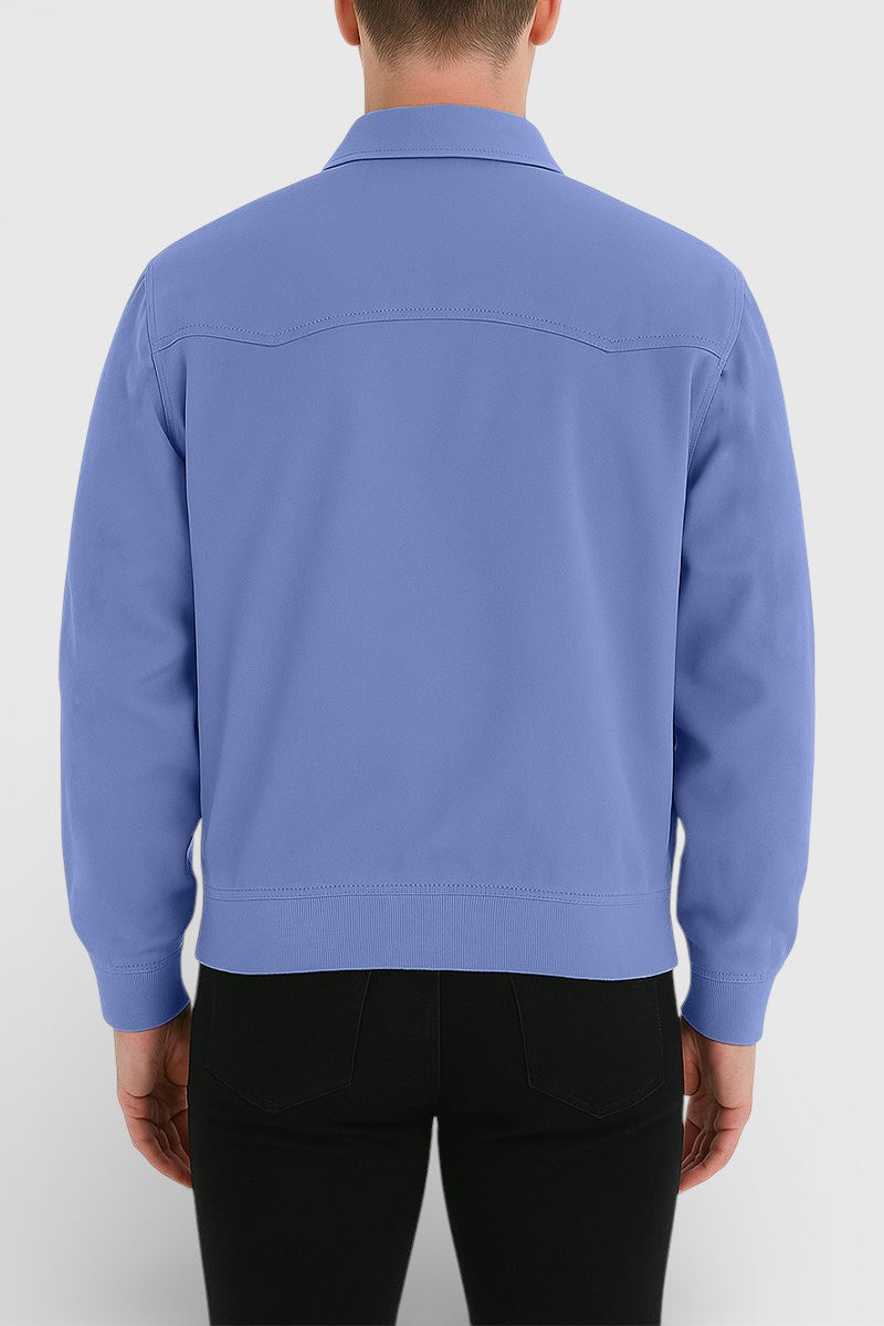 Men’s Comfortable Zip Jacket Classic Fit