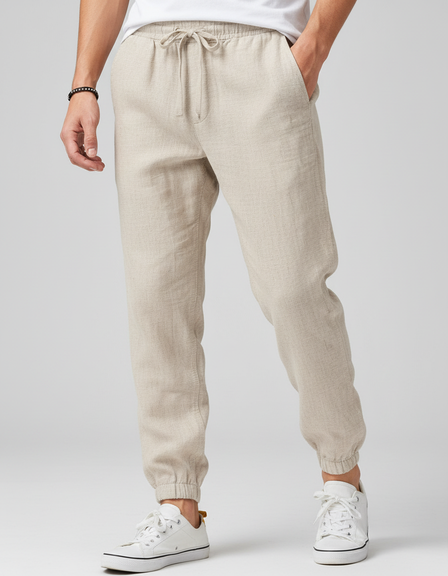 Men's Breathable Drawstring Pants for Everyday Wear