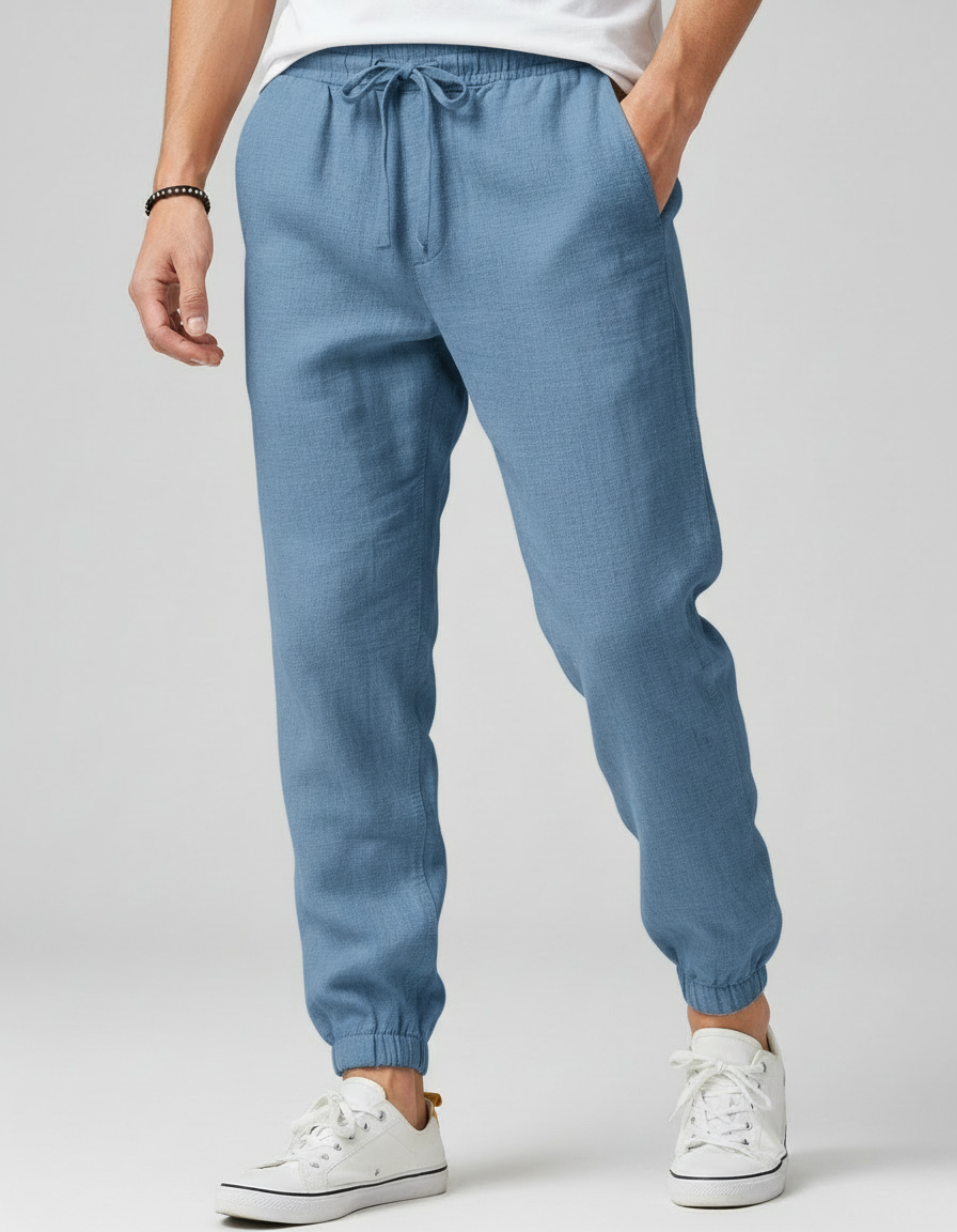 Men's Breathable Drawstring Pants for Everyday Wear