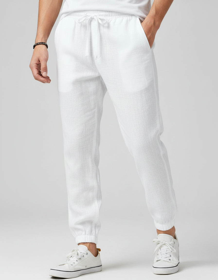 Men's Breathable Drawstring Pants for Everyday Wear