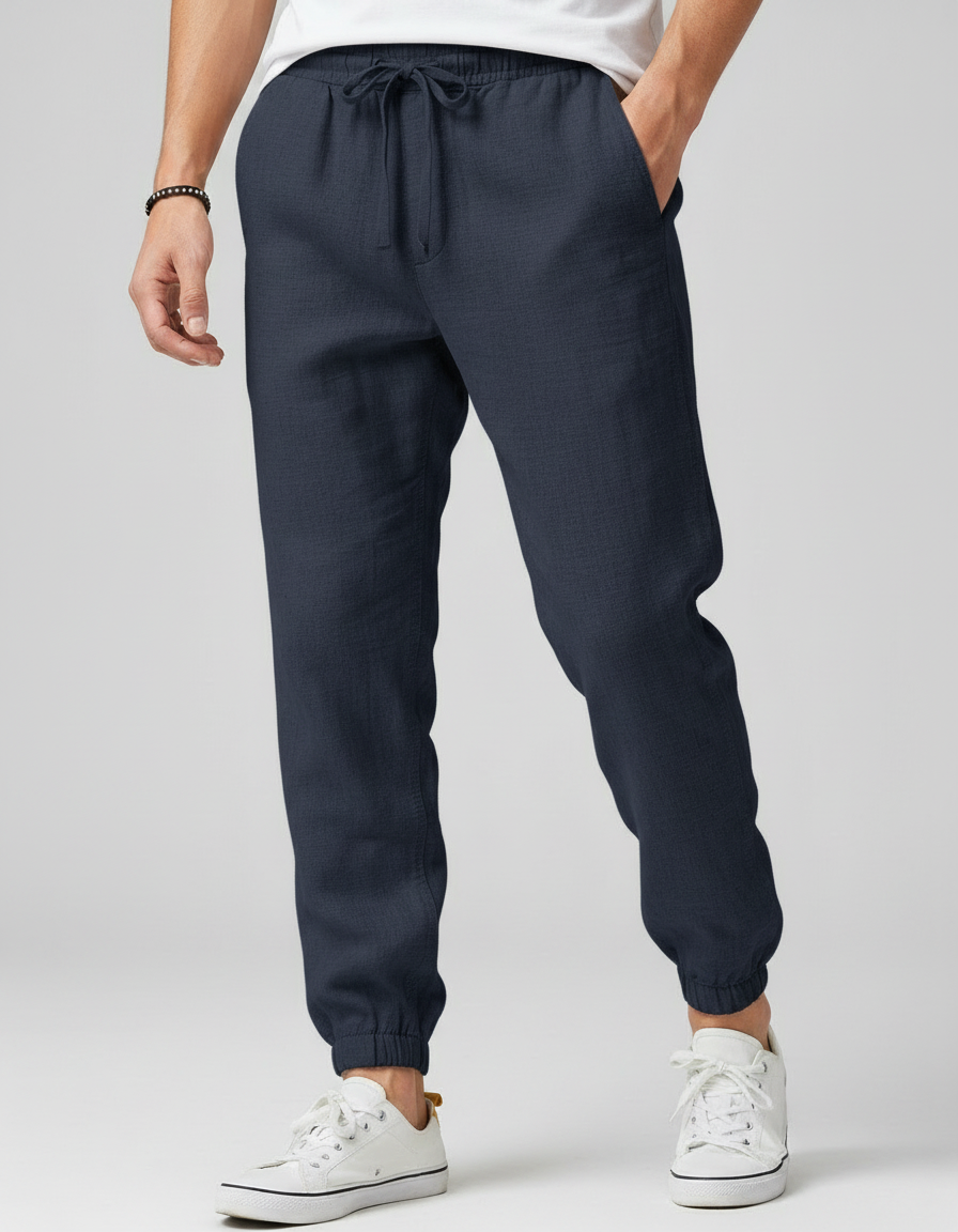 Men's Breathable Drawstring Pants for Everyday Wear