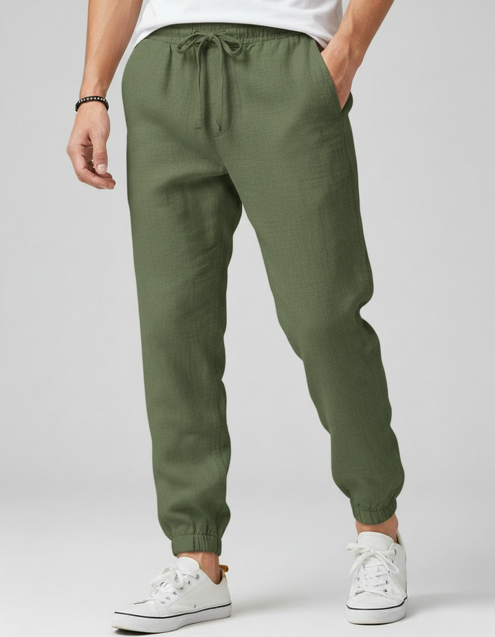Men's Breathable Drawstring Pants for Everyday Wear