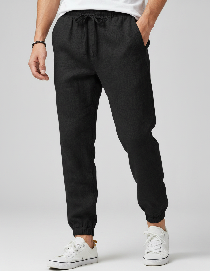 Men's Breathable Drawstring Pants for Everyday Wear