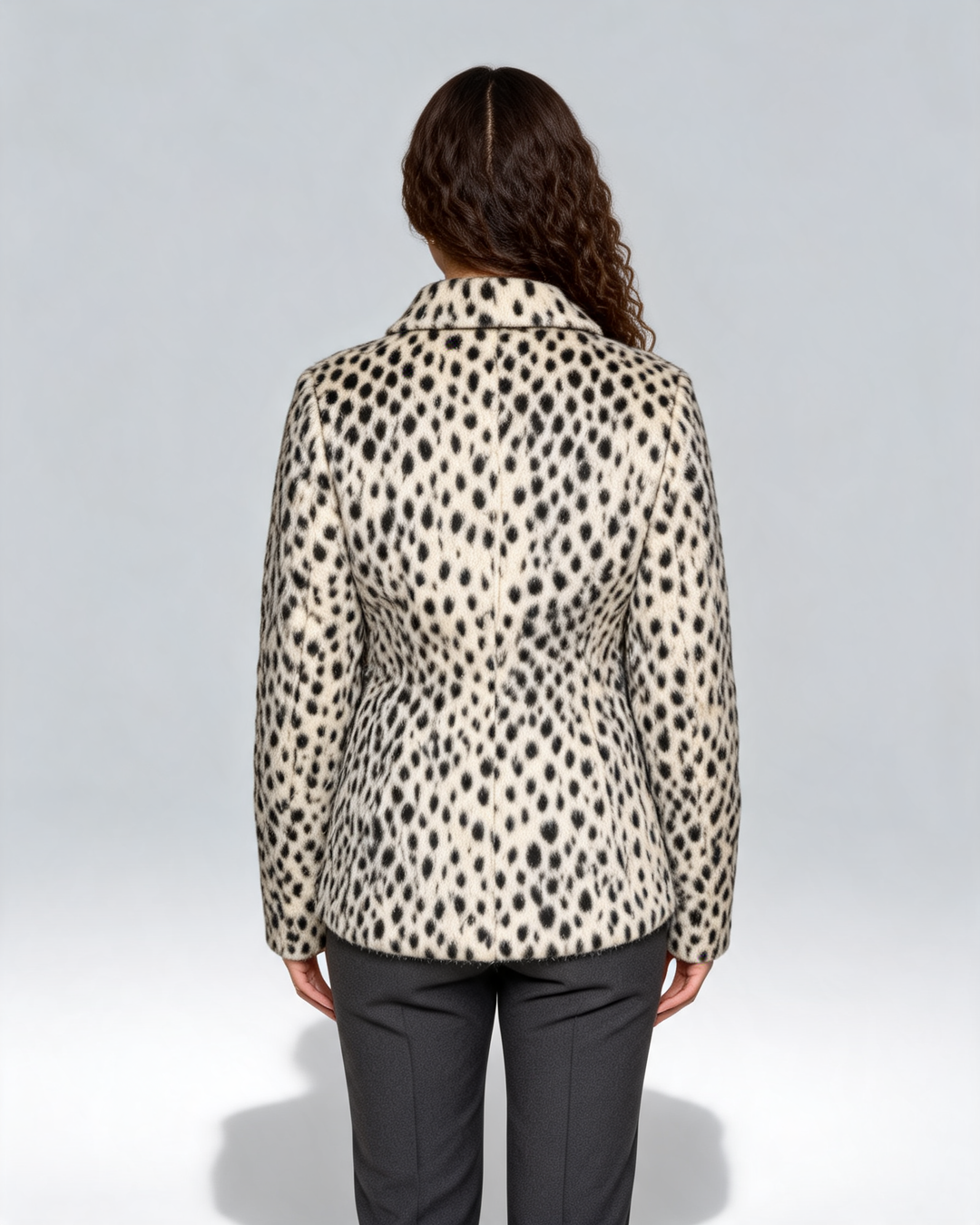 Leopard Faux Fur Jacket - Alessia