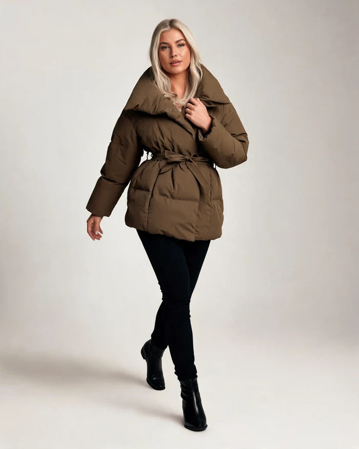 Women's Puffer Jacket Lightweight Insulation | Regular Fit Quilted Coat | Hooded Winter Outerwear | Everyday Travel Cold Weather Wear