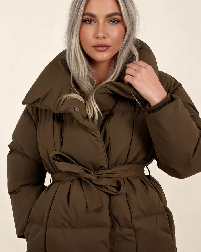 Women's Puffer Jacket Lightweight Insulation | Regular Fit Quilted Coat | Hooded Winter Outerwear | Everyday Travel Cold Weather Wear