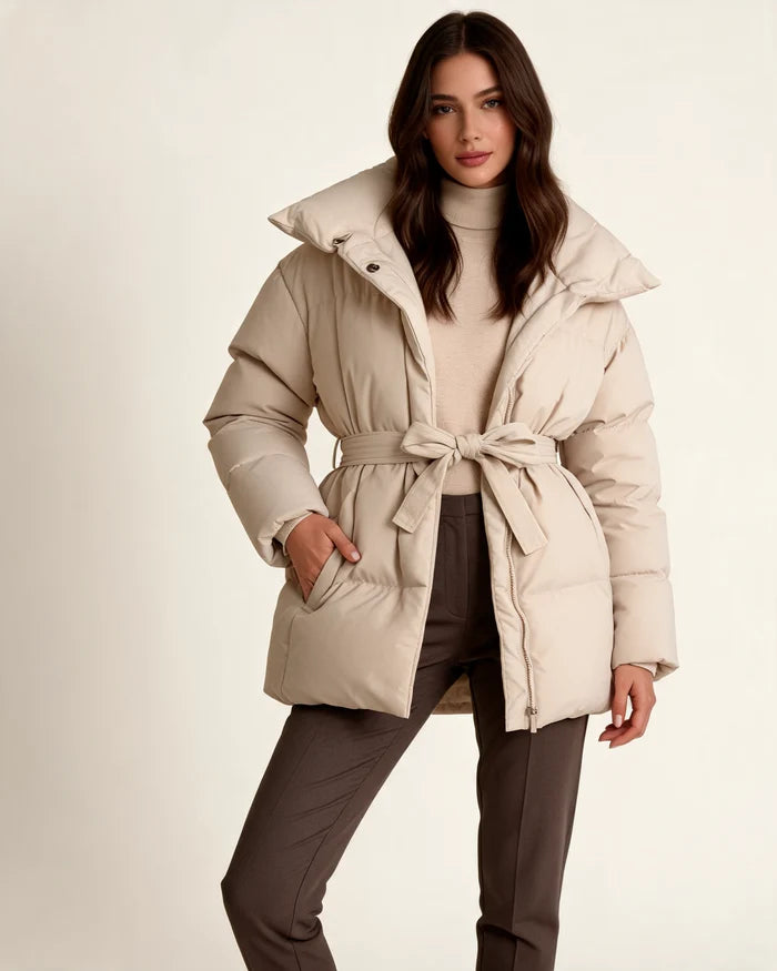 Women's Puffer Jacket Lightweight Insulation | Regular Fit Quilted Coat | Hooded Winter Outerwear | Everyday Travel Cold Weather Wear