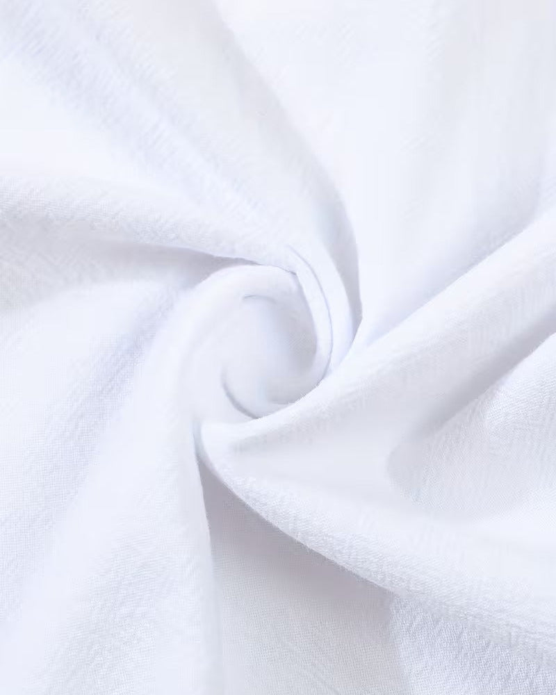 Men's Vintage Long Sleeve Shirt with Breathable Pocket