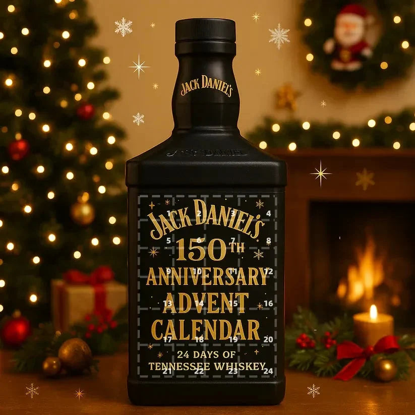 24-Day Whisky Advent Calendar 2026 | Decorative Mini Bottle Christmas Ornaments | Holiday Countdown Gift for Whiskey Lovers