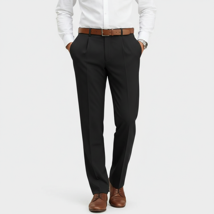 Men’s Pants Zip Closure Comfort Classic Straight Fit