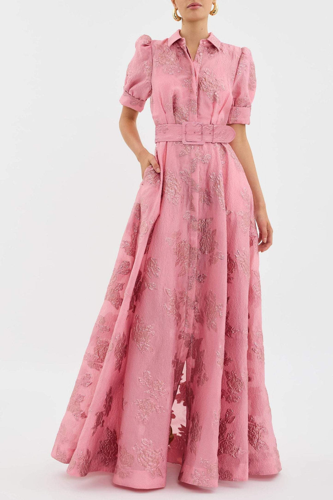 Short Puff Sleeves Dress