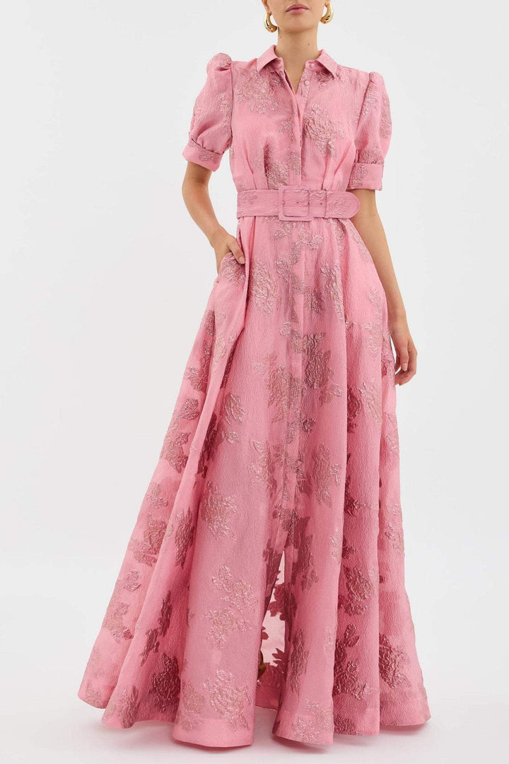 Short Puff Sleeves Dress
