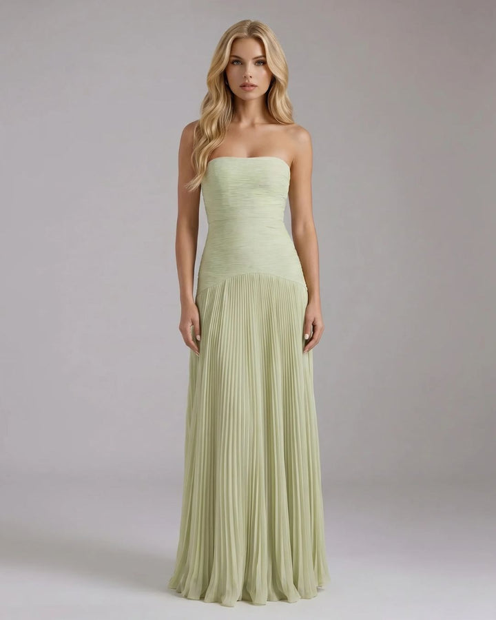 Kenzie Forest Maxi Dress - Green
