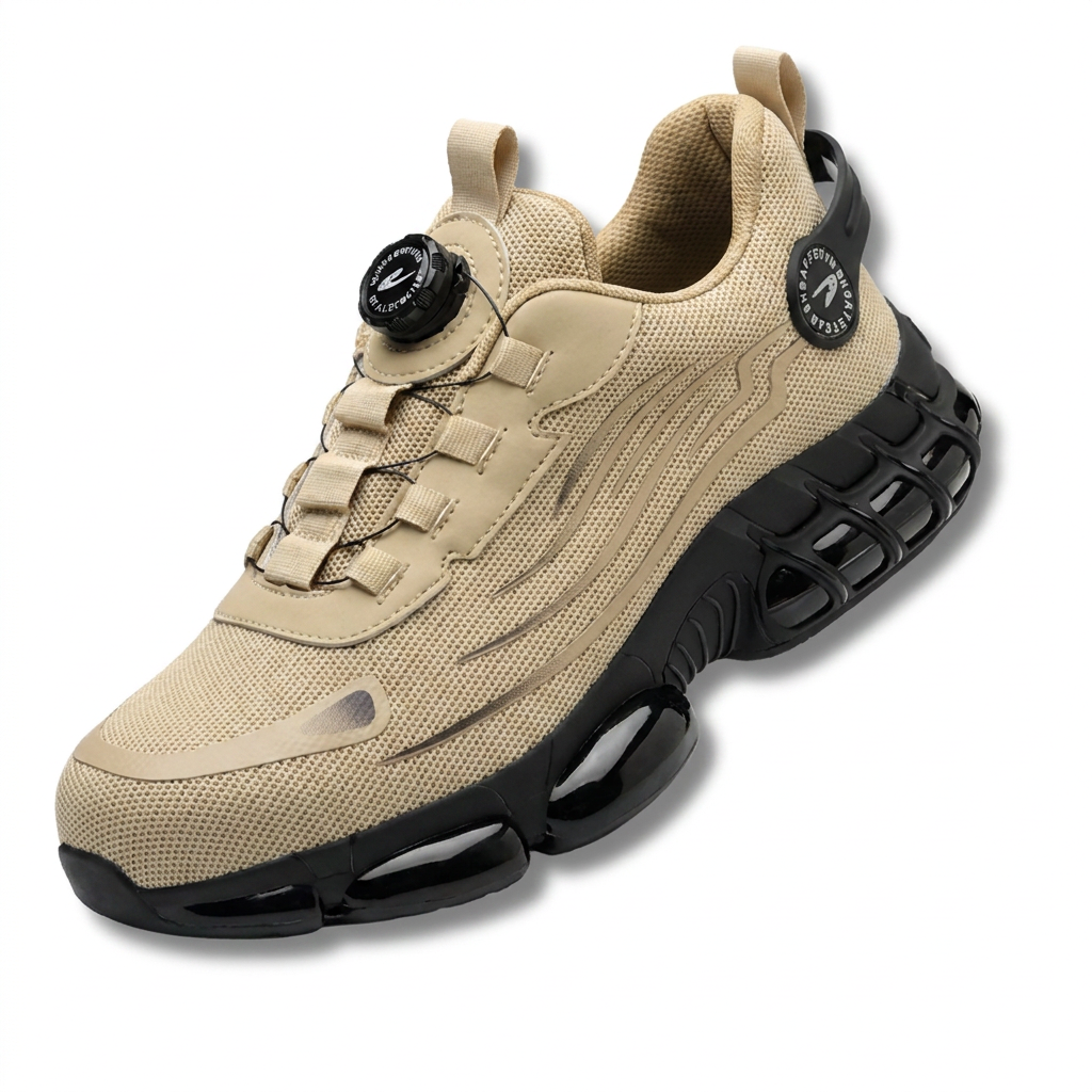 Safety Sneakers with Steel Toe and Dial Closure